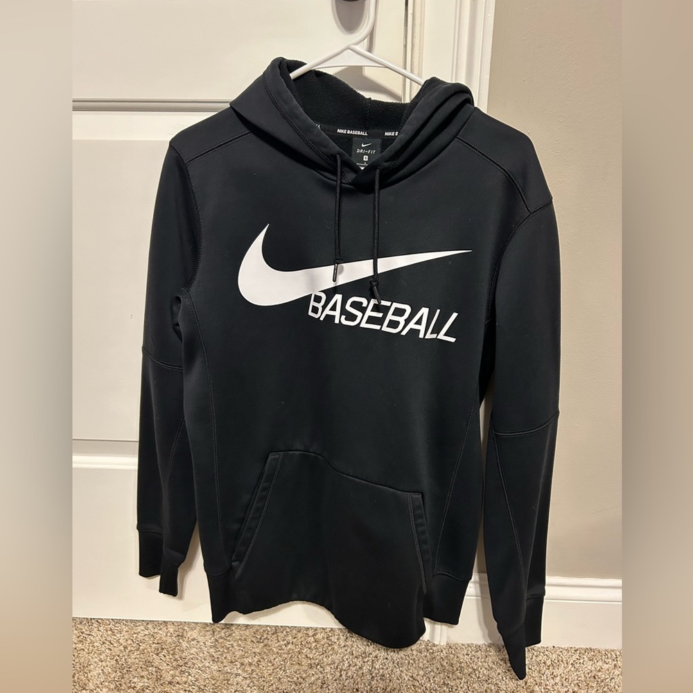 Nike baseball black hoodie size small